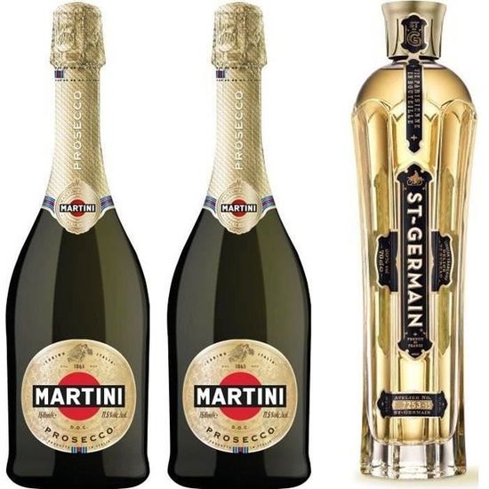 Kit Spritz St Germain 2 Martini Prosecco Blanc 75 cl + 1 Saint Germain