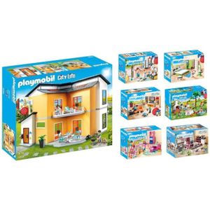 étage supplémentaire maison moderne playmobil