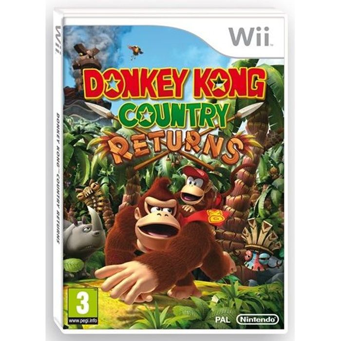 DONKEY KONG COUNTRY RETURNS / Jeu console Wii