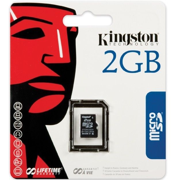 KINGSTON Carte Micro SD 2GB - Cdiscount Appareil Photo