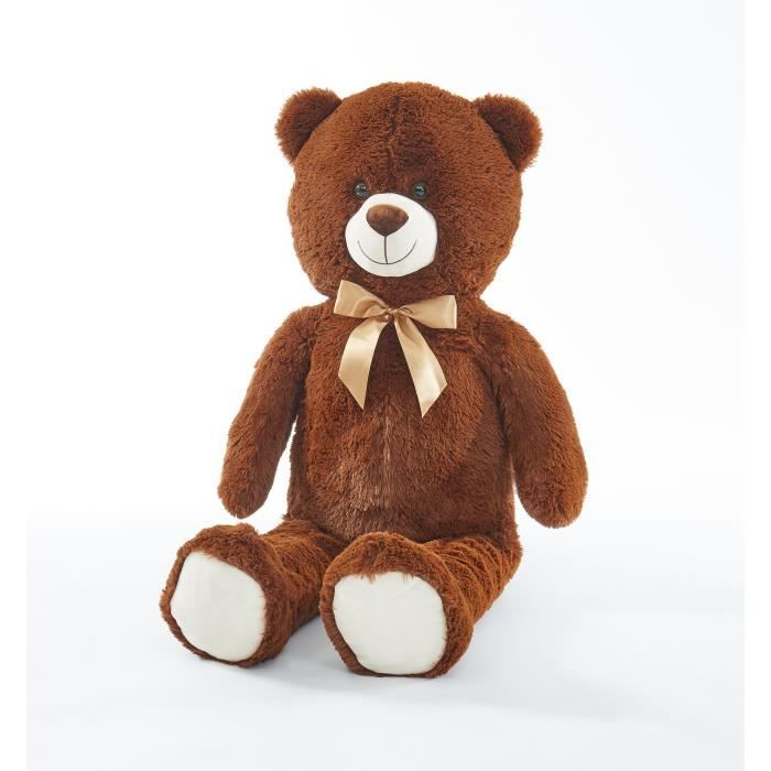 ours peluche marron