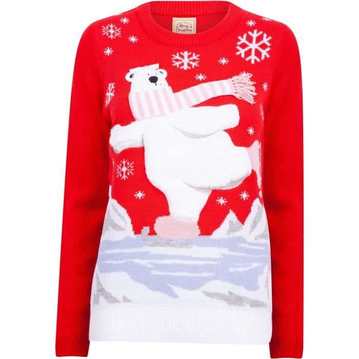 Pull de on sale noel ours polaire