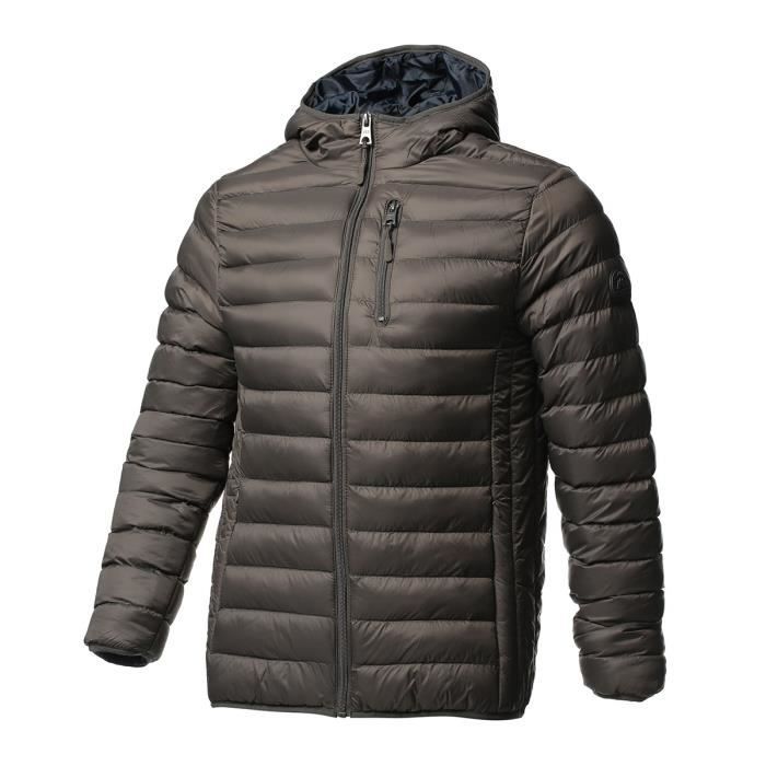 Doudoune legere capuche homme