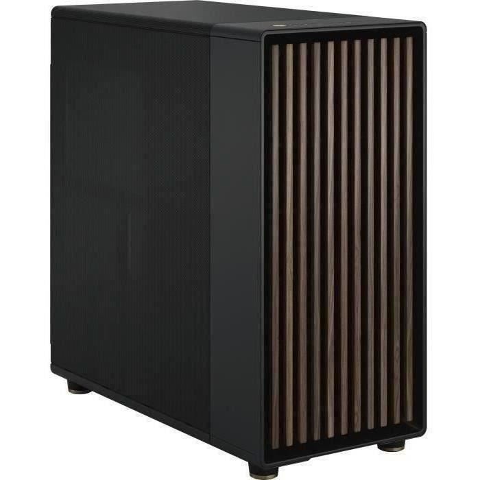 Boîtier PC - Fractal Design - North XL Charcoal Black - Fd-C-Nor1X-01 - E-Atx - Design Élégant En Bois et En Alliage