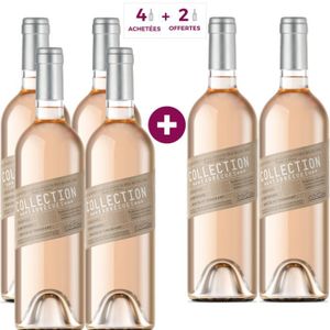 VIN ROSE 4 achetées = 2 offertes Fabrègues Collection Hérault - Vin rosé du Languedoc Roussillon
