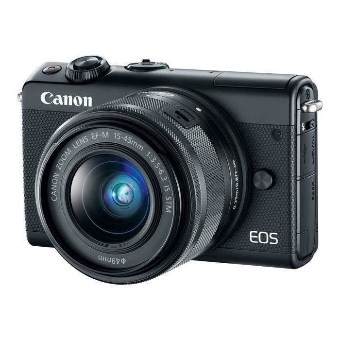 Destockage Appareil Photo Hybride Canon Eos M100 24 Mpx Noir