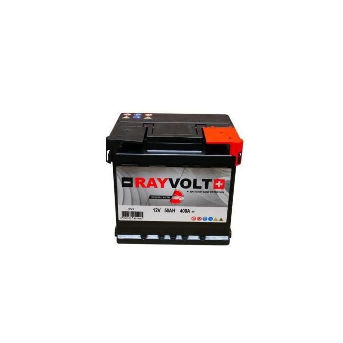 Batterie plomb démarrage 12V 60Ah 540A sans entretien Exellent E2