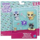 LITTLEST PETSHOP - Famille Chats au Ski - Mini Figurine à Collectionner