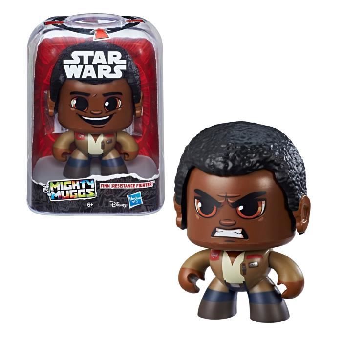 Figurine MIGHTY MUGGS STAR WARS - FINN (RESISTANCE FIGHTER) - 15cm - Collection de personnages miniatures