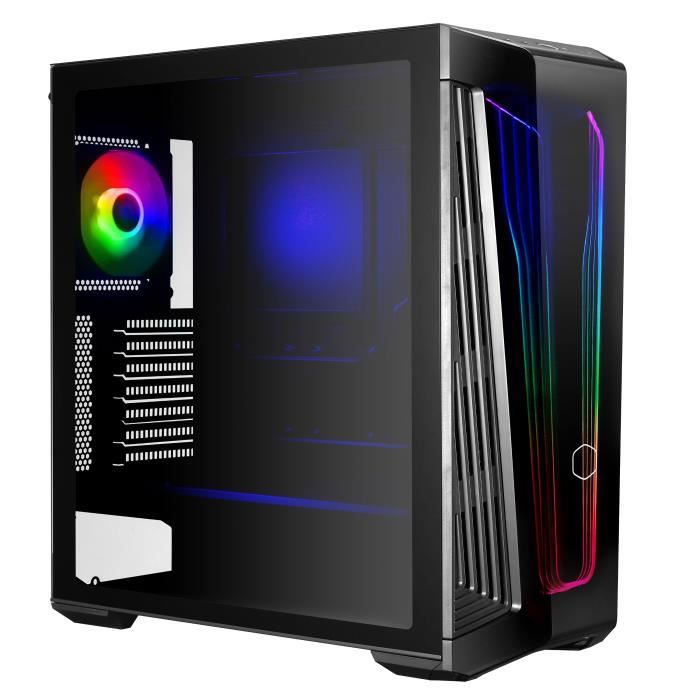 COOLER MASTER - MB540-KGNN-S00 - Boîtier PC Gaming ARGB - MasterBox MB540 - Tempered glass Bandeaux ARGB - Noir