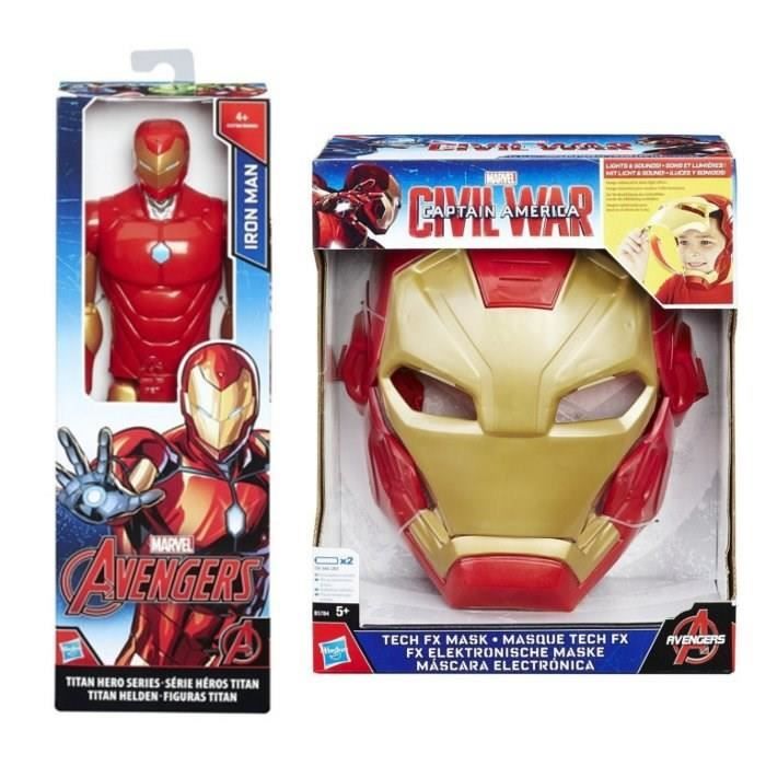 Figurine Avengers + Masque –