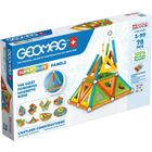 GARDENKRAFT GEOMAG CLASSIC, PANELS SUPERCOLOR 78 pcs, construction magnétique, jeux éducatifs, Jouet pour enfants dès 5 ans, GMS03