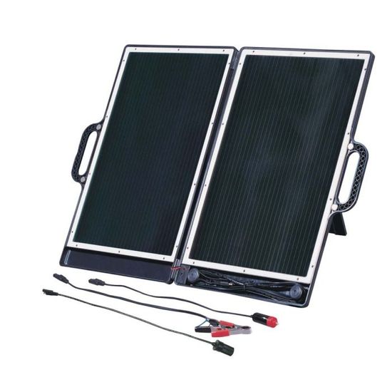 IDK Valise solaire 2 panneaux à poser ou suspendre