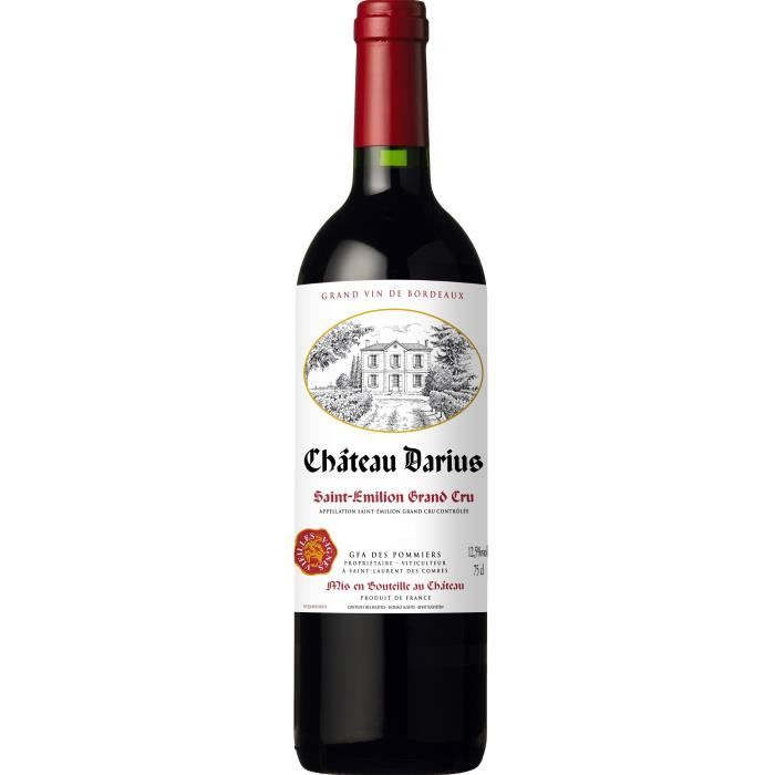 Château Darius 2015 Saint Emilion Grand Cru - Vin rouge de ...