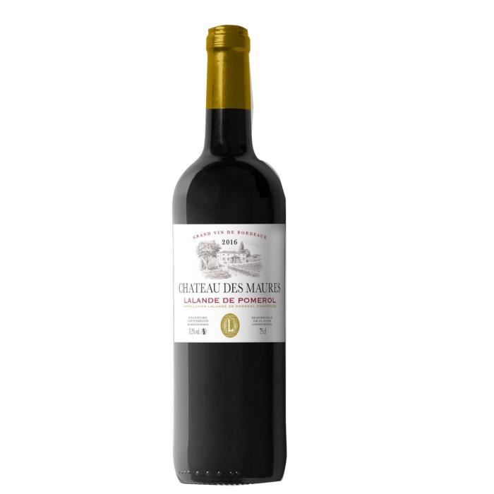 Château des Maures 2016 Lalande de Pomerol Vin rouge de Bordeaux La cave Cdiscount Château des Maures 2016 Lalande de Pomerol Vin rouge de Bordeaux La cave Cdiscount