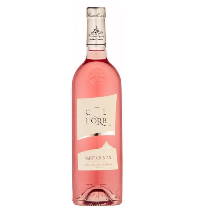 Col de l'Orb 2018 Saint Chinian - Vin rosé du Languedoc - La cave Cdiscount