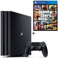 Pack PS4 Pro 1 To Noire + GTA V-0