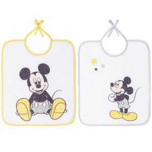 Pyjamas Bebe Bavoirs Disney Mickey Et Minnie Mouse Superbes Motifs Impermeable Bebe Puericulture