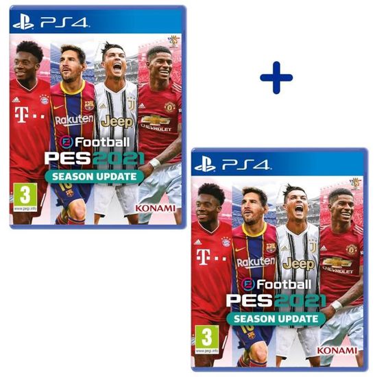 Pack PlayStation : Lot  de 2 Jeux eFootball PES 2021