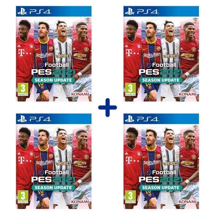 Pack Playstation Lot De 4 Jeux Efootball Pes 2021 Achat Vente Jeu Ps4 Nouveaute 4 Jeux Pes 2021 Cdiscount