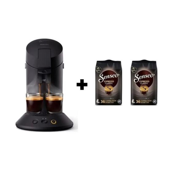 Philips Senseo Original Plus CSA210/50 Coffee Pod Machine - Black