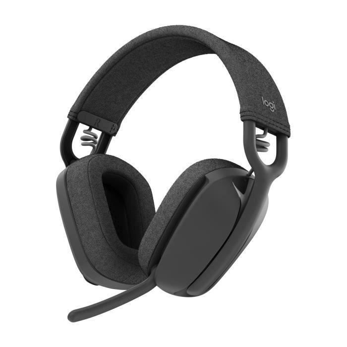 Casque - Sans fil - Logitech - Zone Vibe 100 - Bluetooth - Anti-parasite - Graphite