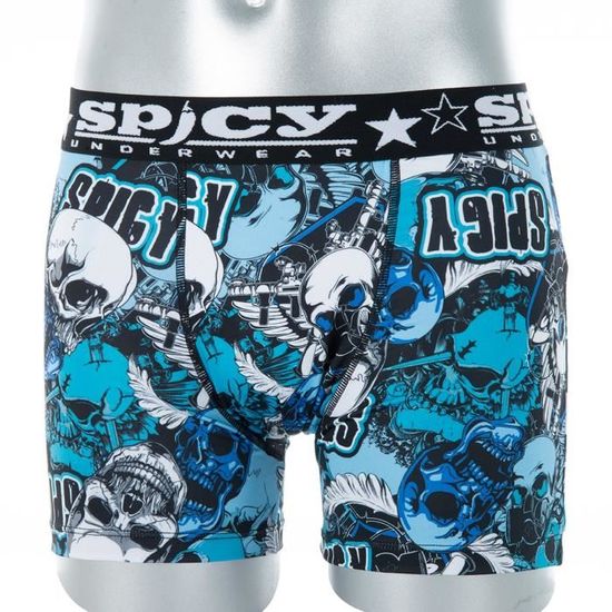 SPICY Boxer Spicy Gar on Tete De Mort Cdiscount Pr t Porter