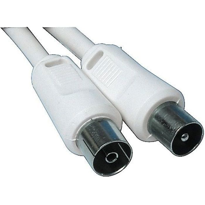Cdiscount Cordon coaxial antenne TV M/F 5 mètres Cdiscount Informatique