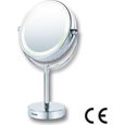 BEURER BS 69 - Miroir électrique lumineux sur pieds- Chrome-0