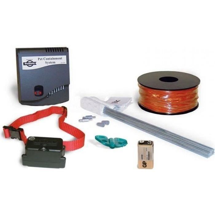Comparer les prix de Petsafe - Systeme De Clôture Anti-Fugue Pour Chien Avec 150 Metres De Fil - 5 Niveaux Réglables De Stimulation Statique