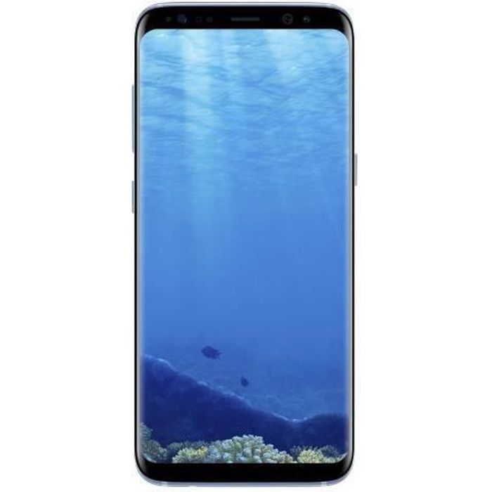  T&eacute;l&eacute;phone portable Samsung Galaxy S8 64 go Bleu pas cher