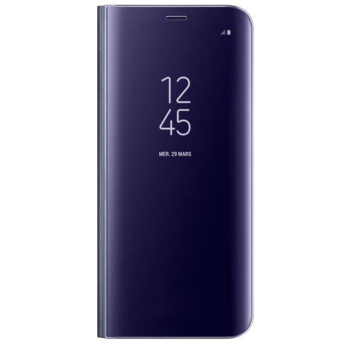 Samsung Clear View Cover Stand S8 Lavande