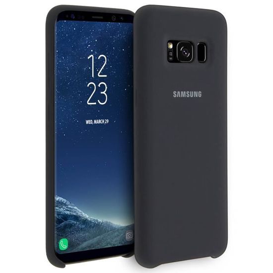 Samsung Coque Silicone S8 - Noir - Cdiscount Téléphonie
