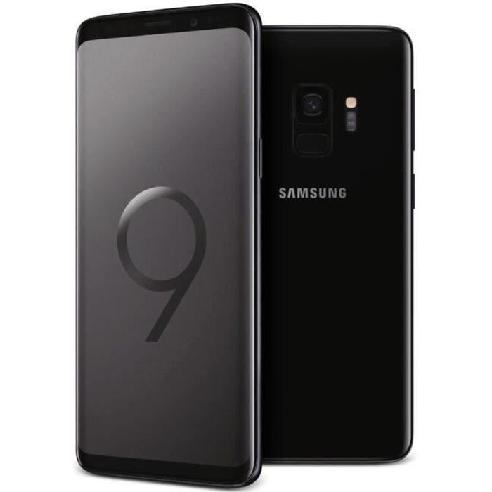 Vente Téléphone portable Samsung Galaxy S9 64 go Noir - Double sim pas cher Vente Téléphone portable Samsung Galaxy S9 64 go Noir - Double sim pas cher