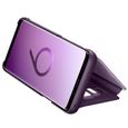 Coque Samsung Clear View Cover Stand S9 - Violet-3