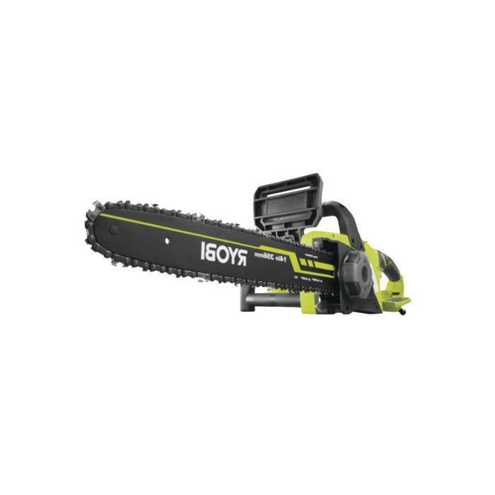 RYOBI - Tronçonneuse 1900 W - guide 35 cm - 15 m/s - tendeur sans outil - 2ème chaîne offerte - RCS1935B2C