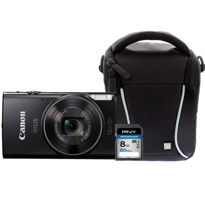 Canon Ixus 275 Hs Noir Compact 21 1 Mp Carte Memoire Sghc 8go