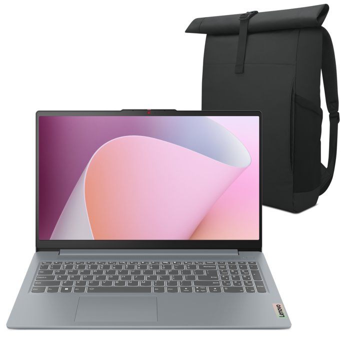 PC Portable LENOVO IdeaPad Slim 3 15AMN8  Sans Windows - 15 FHD - Ryzen 3 7320U - RAM 16 Go - SSD 512 Go - AZERTY + Sac à dos
