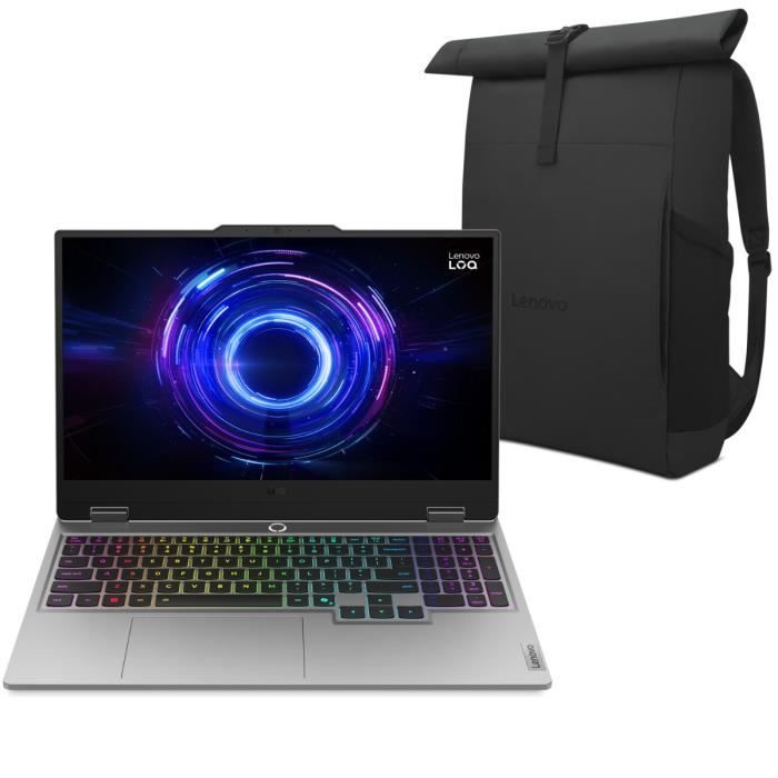 PC portable Gamer LENOVO LOQ 15IRX10 Sans Windows 15 6'' WQHD 165hz Core i7 13650HX RTX 5070 RAM SSD - vue 5