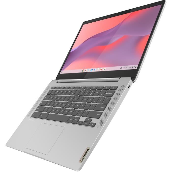 Lenovo Ideapad Slim 3 Chromebook 14m868 Ordinateur Portable 14 Fhd Mediatek Kompanio 520 Ram 4go Ssd 64go Arm Mali G52 2ee Mc2 Gpu Chrome Os Clavier Azerty Français Bleu