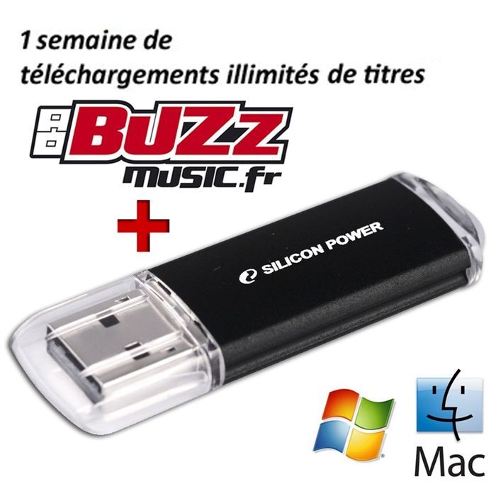 SILICON POWER Ultima II I Series Clé USB 8 Go USB 2.0 - vue 2