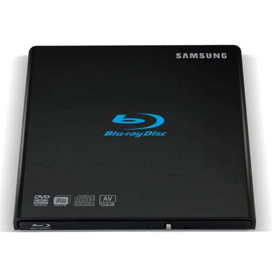 Samsung SE-406AB, combo lecteur Blu-Ray 3D/graveur DVD externe slim –  LaptopSpirit