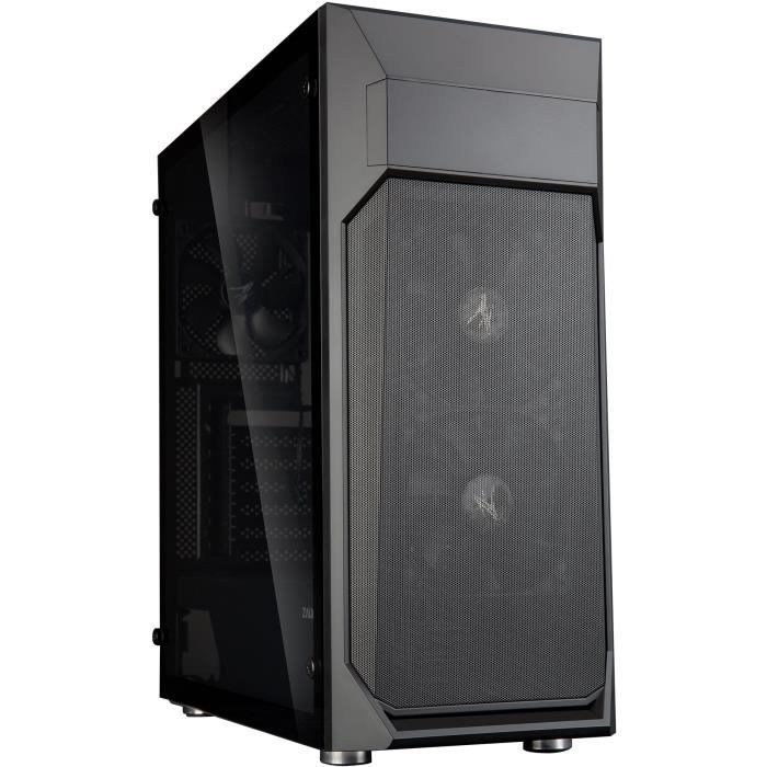 ZALMAN Z1 PLUS (Noir) - Boitier sans alimentation - Moyen tour - Format ATX