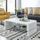 Table basse scandinave blanc
