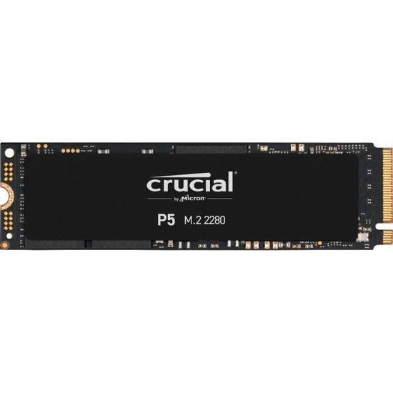CRUCIAL - SSD Interne - P5 - 500Go - M.2 Nvme (CT500P5SSD8)