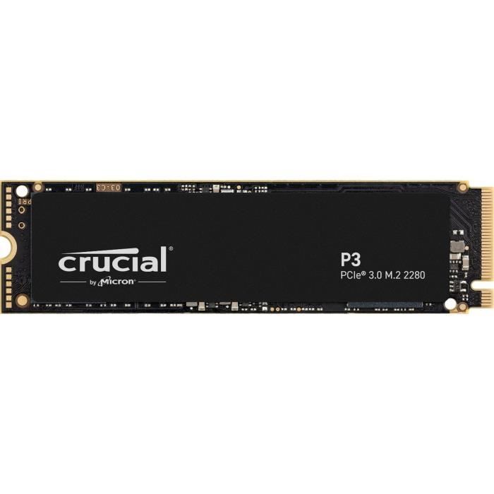 CRUCIAL - Disque SSD Interne - BX500 - 1To - 2,5 pouces (CT1000BX500SSD1)  - Cdiscount Informatique