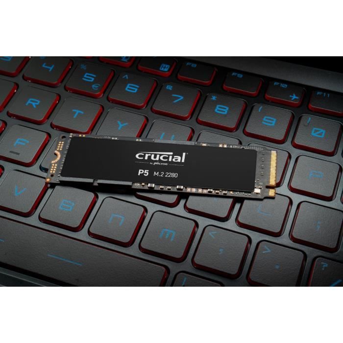 CRUCIAL - SSD Interne - P5 - 2To - M.2 Nvme (CT2000P5SSD8