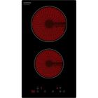 Plaque de cuisson vitrocéramique OCEANIC - 2 foyers - 2900W - commandes sensitives