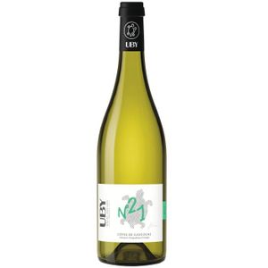 VIN BLANC Domaine Uby Bio Sec n° 21 Colombard Sauvignon - Vin blanc des Côtes de Gascogne