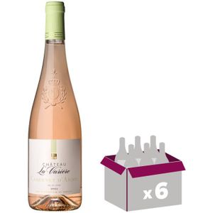 VIN ROSE Château La Varière 2022 Carbernet d'Anjou - Vin rosé de la Val de Loire x6